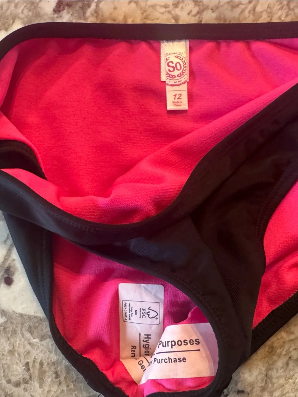 SO Kids Swim Set - Hot Pink, Black, Multicolor